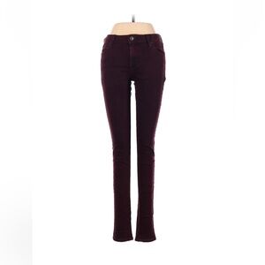 Just Black JustBlack Acid Wash Merlot Colored Jeans Size: 27